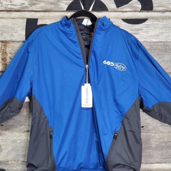 Quarter Zip Jacket Blue/Grey
